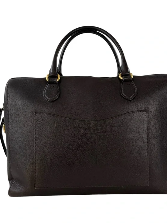 Gucci Calfskin Leather Medium Web Stripe Satchel Bag - Picture 2 of 13